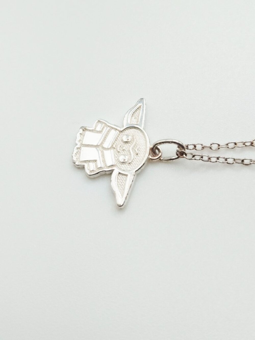 925 Sterling Silver Grogu Star Wars Pendant Necklace Disney Lucas Films Ltd. - Picture 10 of 13